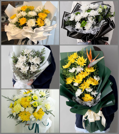 广东江门市恩平市横陂镇横南村白事花束代送
